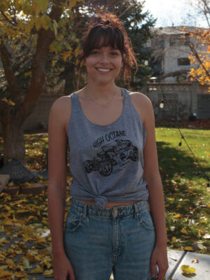 Light Grey Racer Back Tank